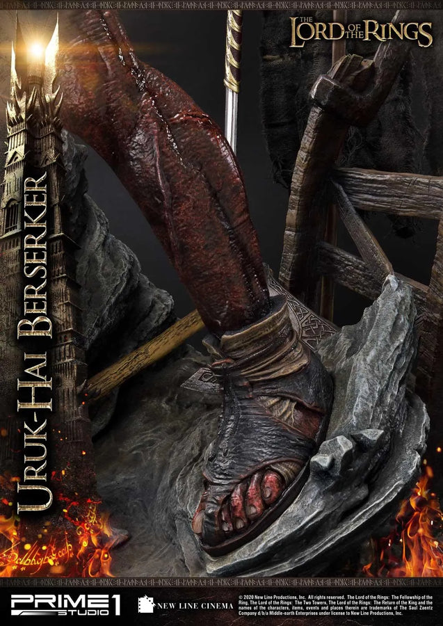 Uruk-Hai Berserker (Regular Version) The Lord of the Rings: The Two Towers (Film) – Prime1Studio – ActionFigure Brasil