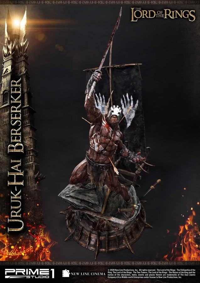 Uruk-Hai Berserker (Regular Version) The Lord of the Rings: The Two Towers (Film) – Prime1Studio – ActionFigure Brasil