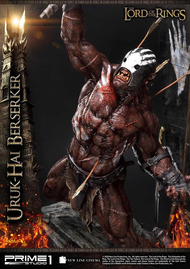 Uruk-Hai Berserker (Regular Version) The Lord of the Rings: The Two Towers (Film) – Prime1Studio – ActionFigure Brasil
