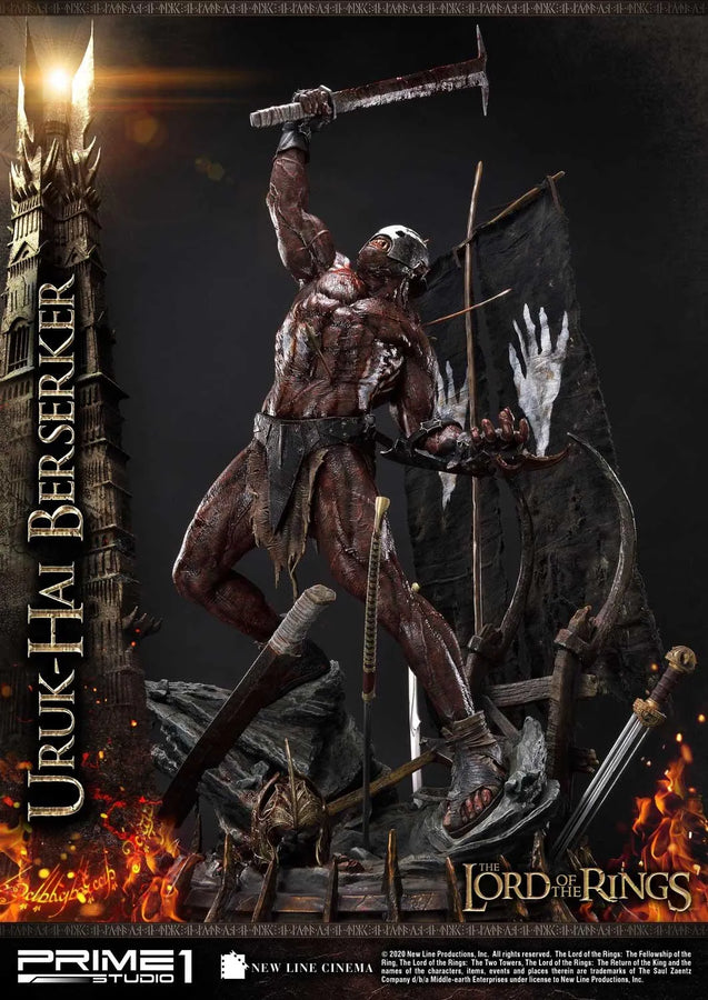 Uruk-Hai Berserker (Regular Version) The Lord of the Rings: The Two Towers (Film) – Prime1Studio – ActionFigure Brasil