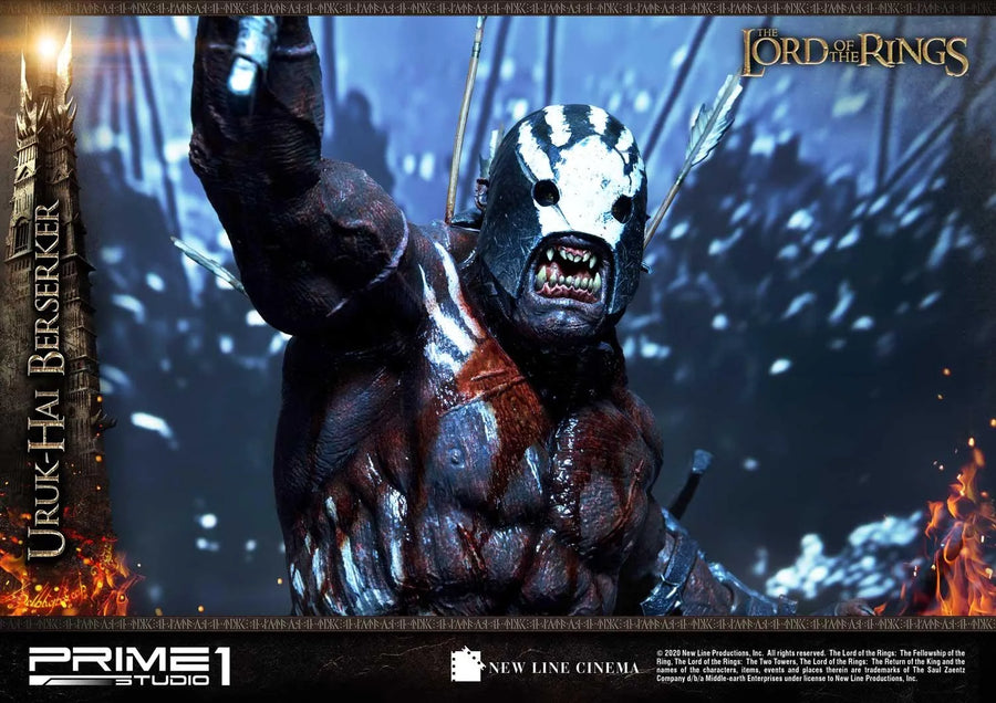 Uruk-Hai Berserker (Regular Version) The Lord of the Rings: The Two Towers (Film) – Prime1Studio – ActionFigure Brasil