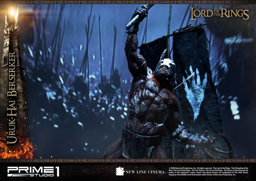Uruk-Hai Berserker (Regular Version) The Lord of the Rings: The Two Towers (Film) – Prime1Studio – ActionFigure Brasil