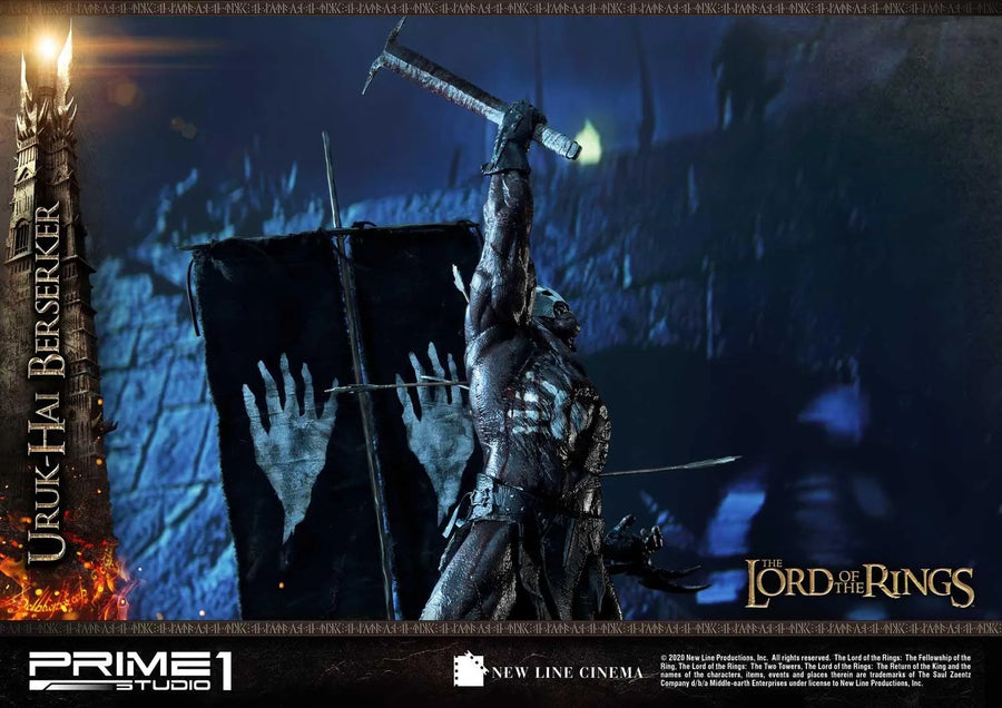 Uruk-Hai Berserker (Regular Version) The Lord of the Rings: The Two Towers (Film) – Prime1Studio – ActionFigure Brasil