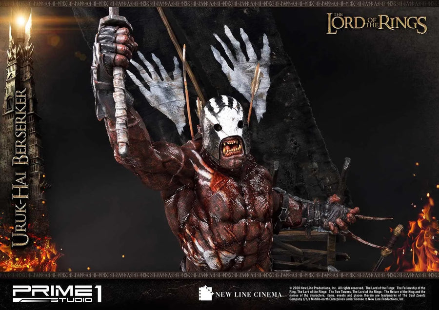 Uruk-Hai Berserker (Regular Version) The Lord of the Rings: The Two Towers (Film) – Prime1Studio – ActionFigure Brasil