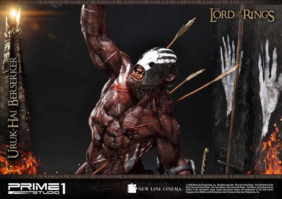 Uruk-Hai Berserker (Regular Version) The Lord of the Rings: The Two Towers (Film) – Prime1Studio – ActionFigure Brasil