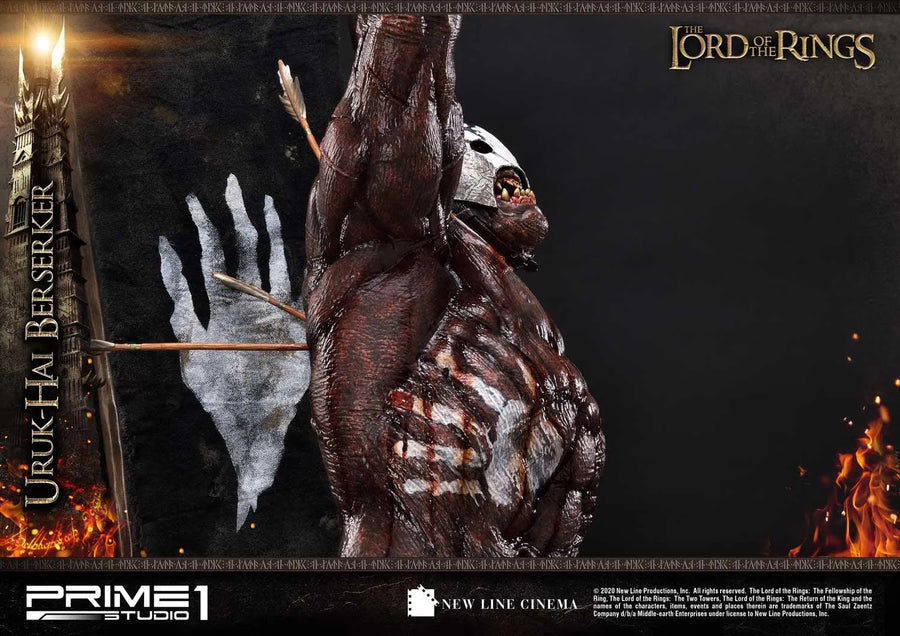Uruk-Hai Berserker (Regular Version) The Lord of the Rings: The Two Towers (Film) – Prime1Studio – ActionFigure Brasil