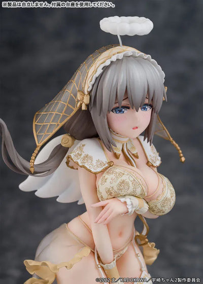 Uzaki-chan wa Asobitai! ω - Uzaki Tsuki - 1/7 - Angel ver. (Proof)ㅤ – Proof – ActionFigureBrasil — ângulo diferente