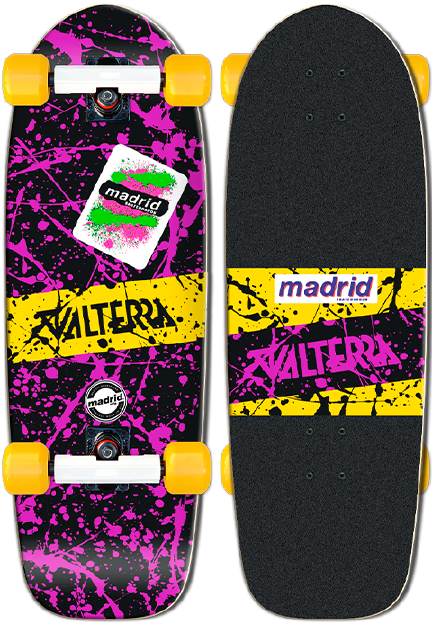 Valterra Madrid (Complete) - LIMITED EDITION: 1985 (Complete Version) – Madrid Skateboards – ActionFigure Brasil