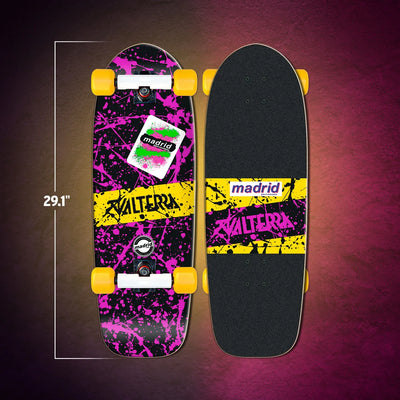 Valterra Madrid (Complete) - LIMITED EDITION: 1985 (Complete Version) – Madrid Skateboards – ActionFigure Brasil — com base expositora