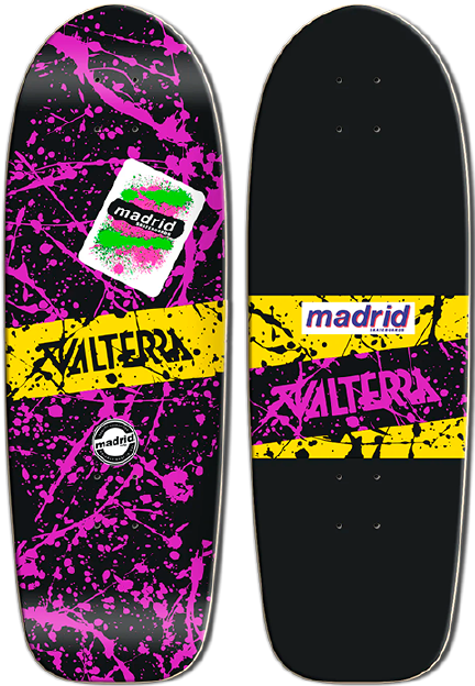 Valterra Madrid - LIMITED EDITION: 1985 (Standard Edition) – Madrid Skateboards – ActionFigure Brasil