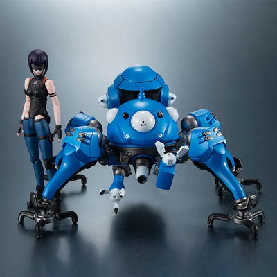 Variable Action Hi-SPEC Ghost in the Shell: SAC_2045 Tachikoma & Motoko Kusanagiㅤ – MegaHouse – ActionFigure Brasil — com base expositora