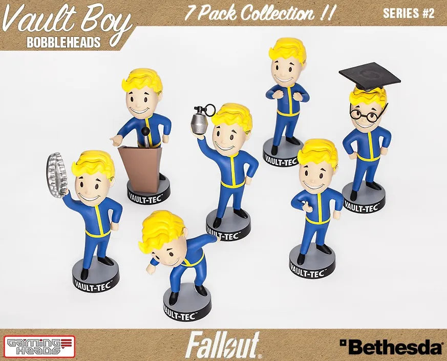Vault Boy 111 Bobbleheads 7 Pack – Gaming Heads – ActionFigure Brasil