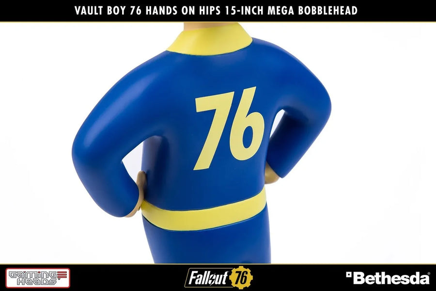 Vault Boy 76 (Hands on Hips) Mega Bobblehead (Hands on Hips) – Gaming Heads – ActionFigure Brasil