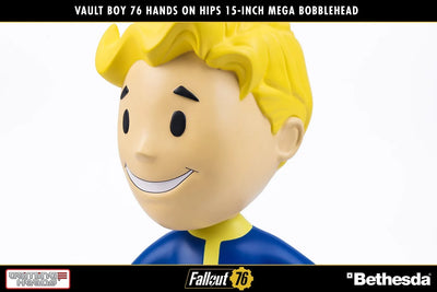 Vault Boy 76 (Hands on Hips) Mega Bobblehead (Hands on Hips) – Gaming Heads – ActionFigure Brasil — detalhe do produto
