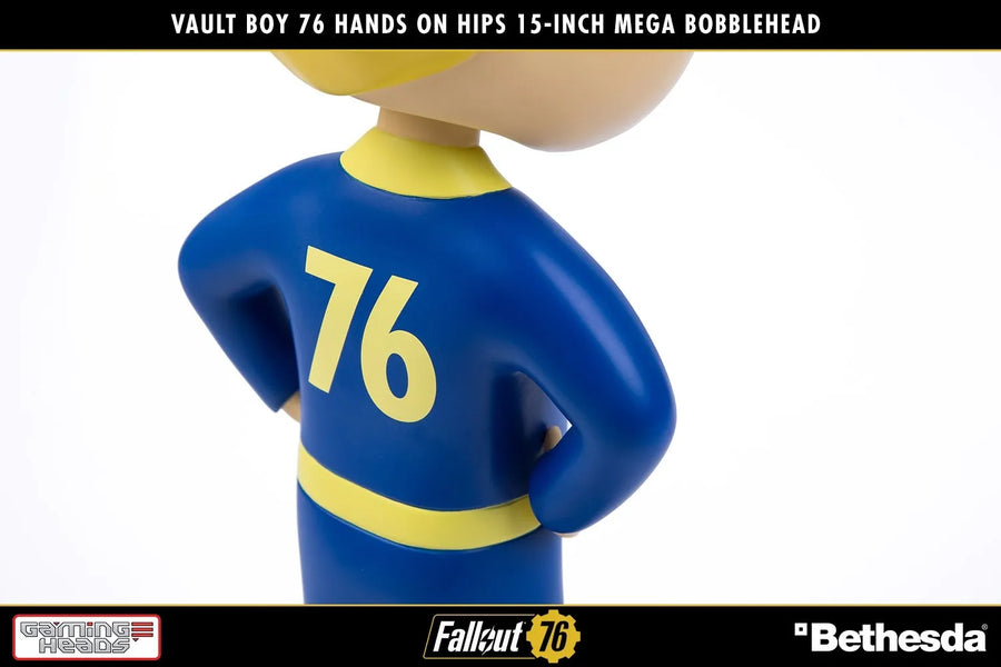 Vault Boy 76 (Hands on Hips) Mega Bobblehead (Hands on Hips) – Gaming Heads – ActionFigure Brasil