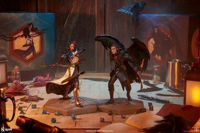 Vax'ildan - Vox Machina - LIMITED EDITION – Sideshow Collectibles – ActionFigure Brasil — com base expositora