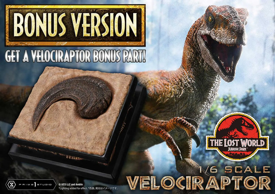 Velociraptor (Bonus Version) The Lost World: Jurassic Park (Film) – Prime1Studio – ActionFigure Brasil