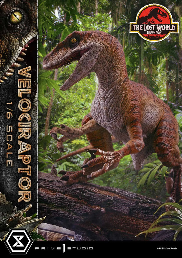 Velociraptor (Bonus Version) The Lost World: Jurassic Park (Film) – Prime1Studio – ActionFigure Brasil