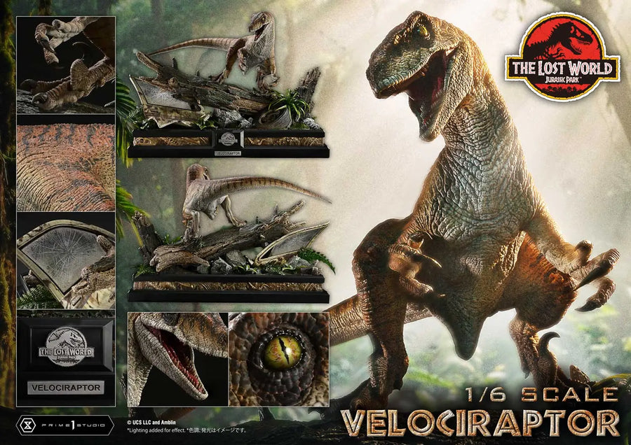Velociraptor (Bonus Version) The Lost World: Jurassic Park (Film) – Prime1Studio – ActionFigure Brasil