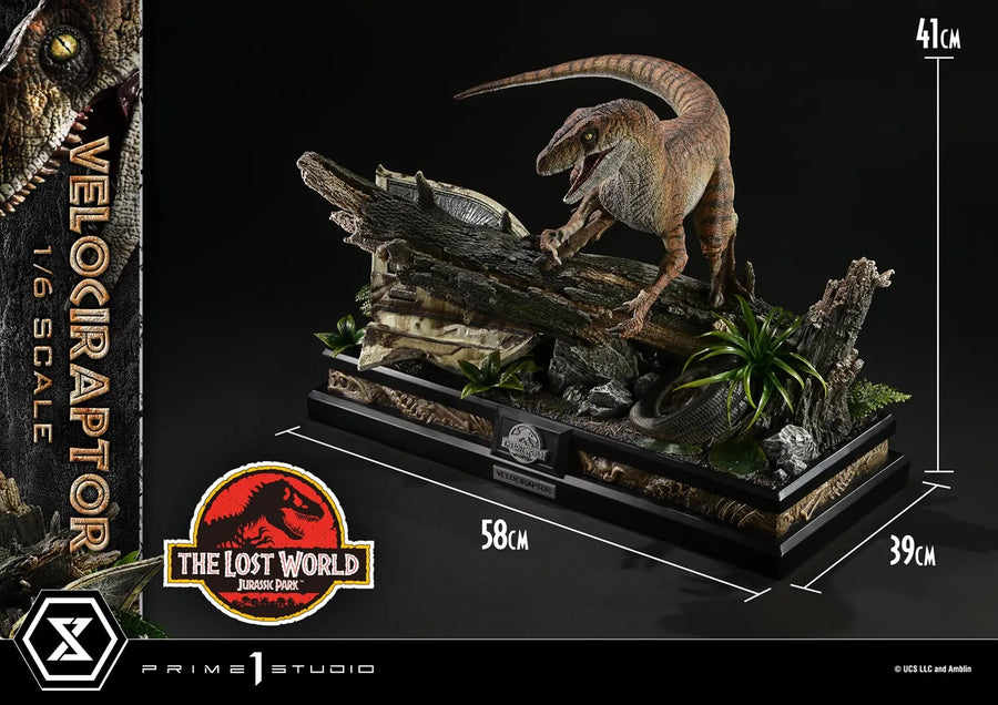 Velociraptor (Bonus Version) The Lost World: Jurassic Park (Film) – Prime1Studio – ActionFigure Brasil
