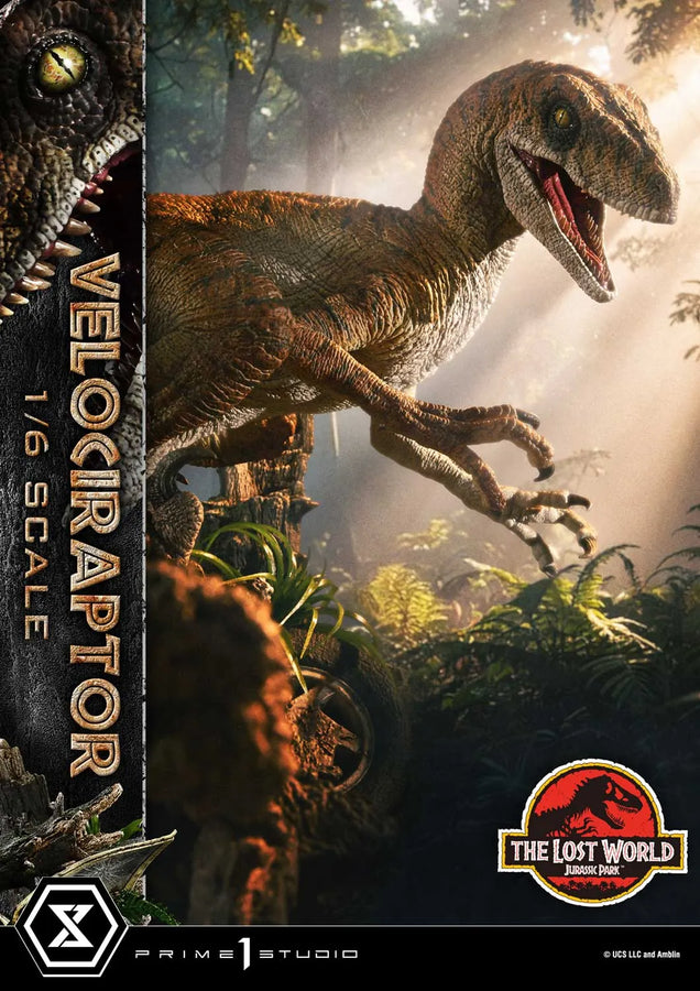 Velociraptor (Bonus Version) The Lost World: Jurassic Park (Film) – Prime1Studio – ActionFigure Brasil