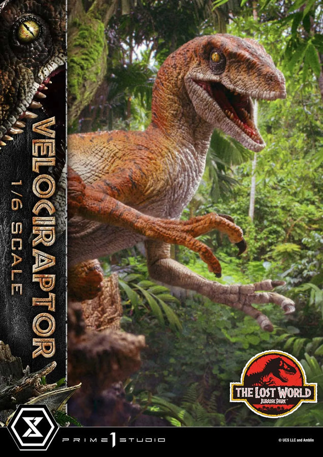 Velociraptor (Bonus Version) The Lost World: Jurassic Park (Film) – Prime1Studio – ActionFigure Brasil