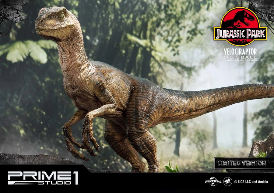 Velociraptor (Close Mouth Edition) Jurassic Park (Film) – Prime1Studio – ActionFigure Brasil