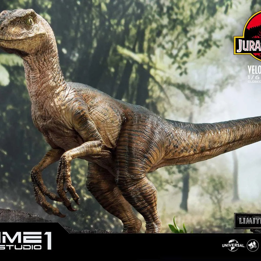 Velociraptor (Close Mouth Edition) Jurassic Park (Film) – Prime1Studio – ActionFigure Brasil