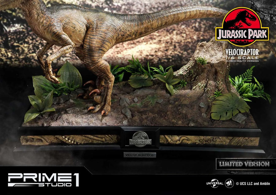 Velociraptor (Close Mouth Edition) Jurassic Park (Film) – Prime1Studio – ActionFigure Brasil