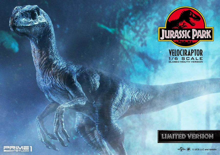 Velociraptor (Close Mouth Edition) Jurassic Park (Film) – Prime1Studio – ActionFigure Brasil