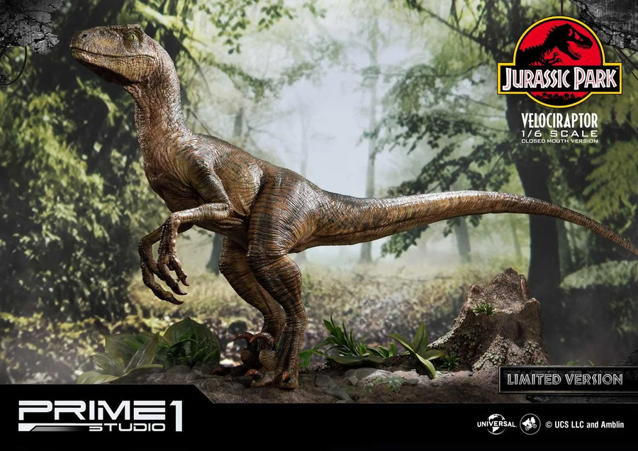 Velociraptor (Close Mouth Edition) Jurassic Park (Film) – Prime1Studio – ActionFigure Brasil