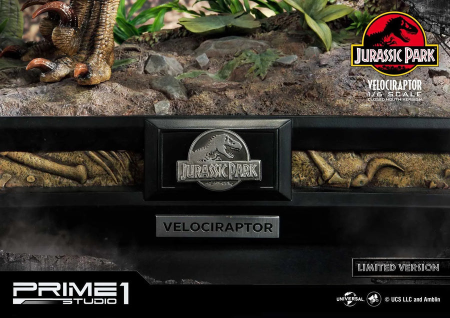 Velociraptor (Close Mouth Edition) Jurassic Park (Film) – Prime1Studio – ActionFigure Brasil