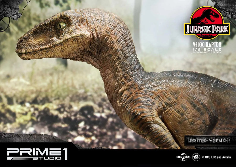 Velociraptor (Close Mouth Edition) Jurassic Park (Film) – Prime1Studio – ActionFigure Brasil