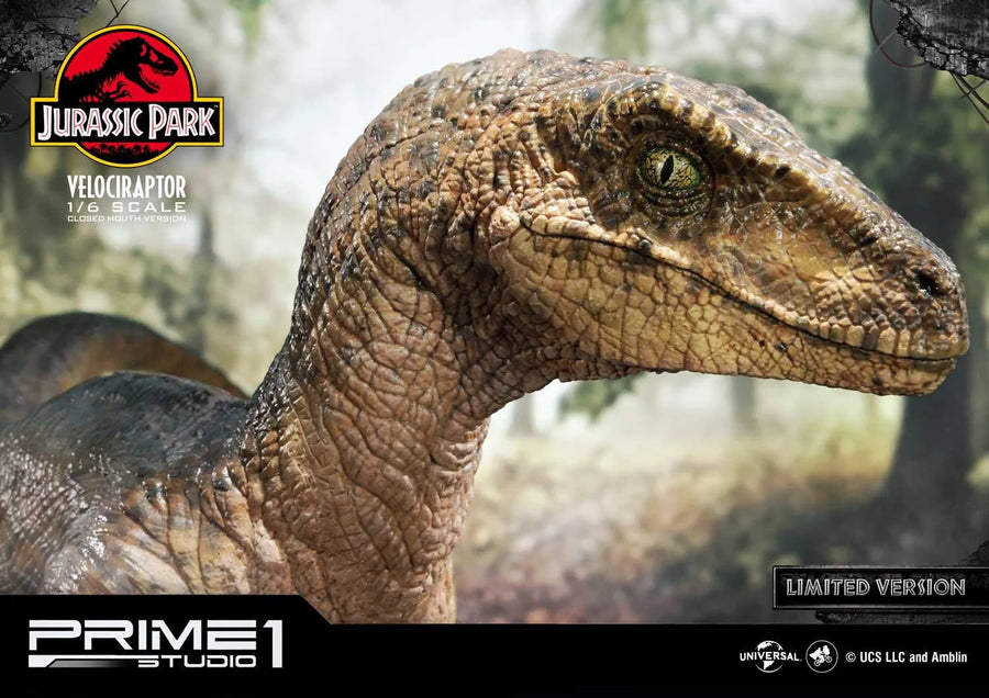 Velociraptor (Close Mouth Edition) Jurassic Park (Film) – Prime1Studio – ActionFigure Brasil