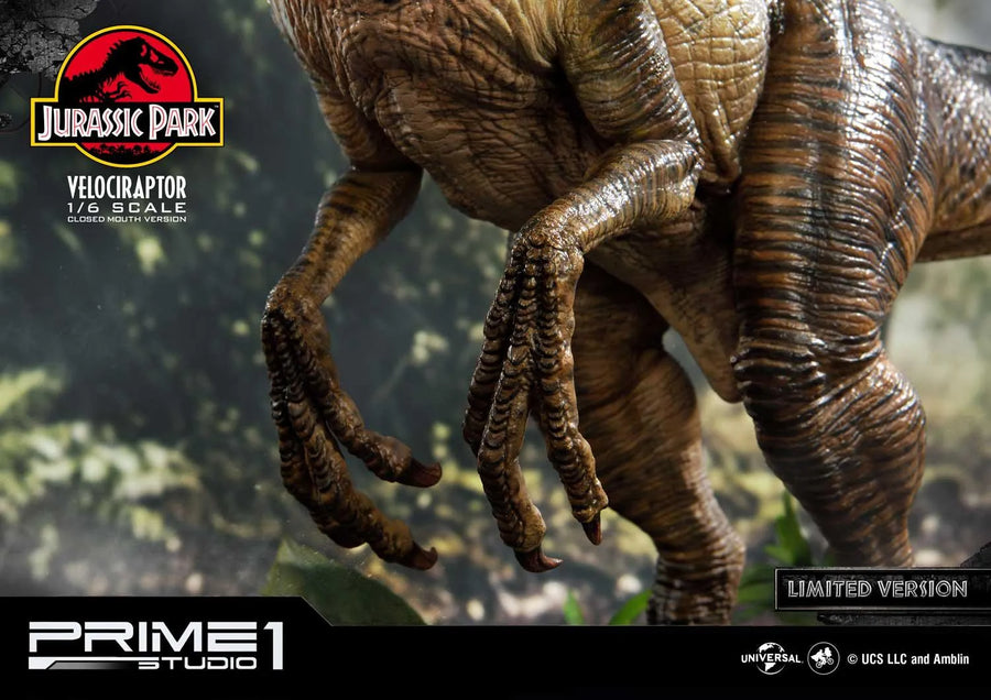 Velociraptor (Close Mouth Edition) Jurassic Park (Film) – Prime1Studio – ActionFigure Brasil