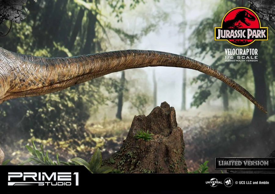 Velociraptor (Close Mouth Edition) Jurassic Park (Film) – Prime1Studio – ActionFigure Brasil