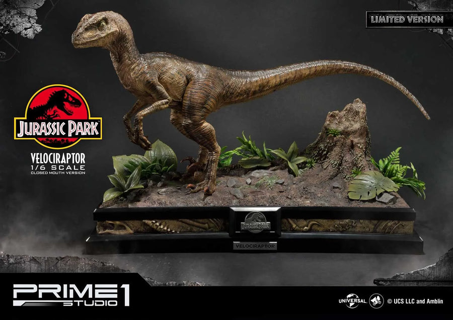 Velociraptor (Close Mouth Edition) Jurassic Park (Film) – Prime1Studio – ActionFigure Brasil
