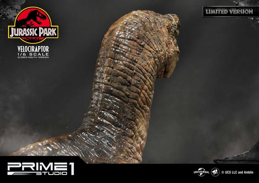 Velociraptor (Close Mouth Edition) Jurassic Park (Film) – Prime1Studio – ActionFigure Brasil