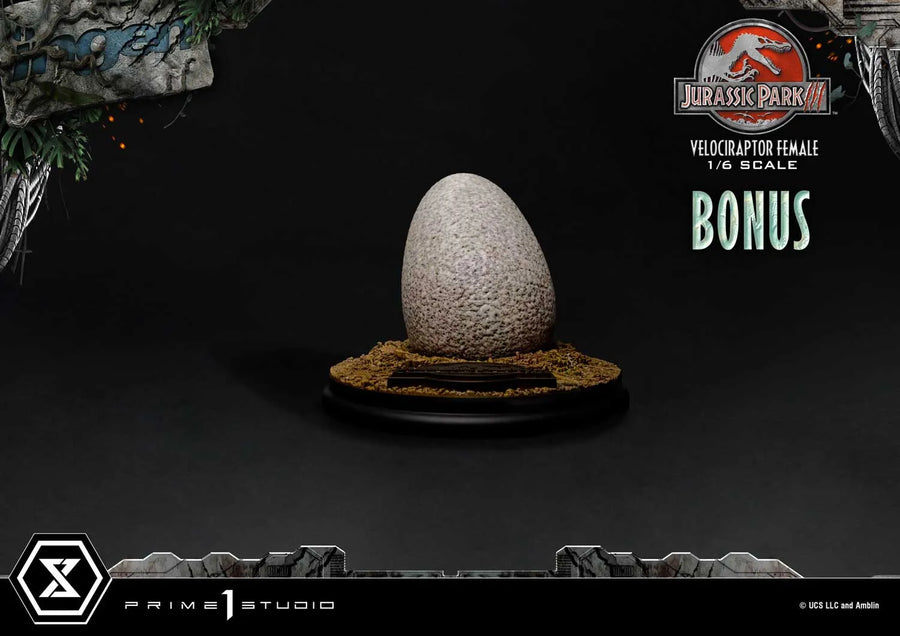 Velociraptor Female (Bonus Version) Jurassic Park III (Film) – Prime1Studio – ActionFigure Brasil