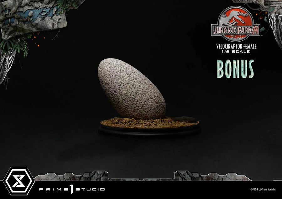 Velociraptor Female (Bonus Version) Jurassic Park III (Film) – Prime1Studio – ActionFigure Brasil