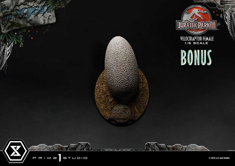 Velociraptor Female (Bonus Version) Jurassic Park III (Film) – Prime1Studio – ActionFigure Brasil