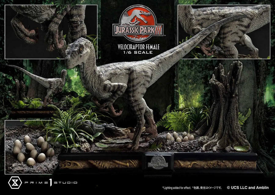 Velociraptor Female (Bonus Version) Jurassic Park III (Film) – Prime1Studio – ActionFigure Brasil