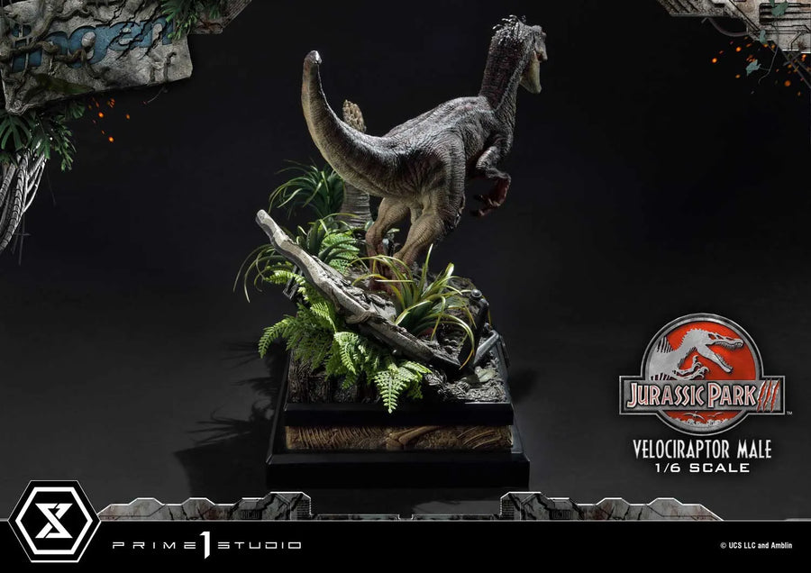 Velociraptor Male (Bonus Version) Jurassic Park III (Film) – Prime1Studio – ActionFigure Brasil