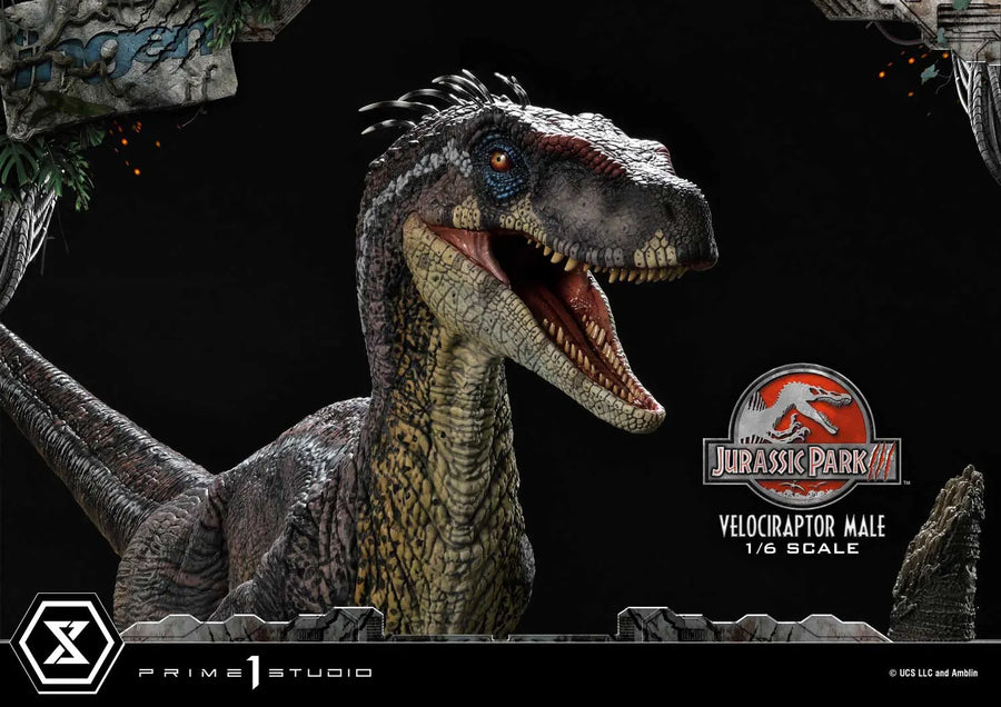 Velociraptor Male (Bonus Version) Jurassic Park III (Film) – Prime1Studio – ActionFigure Brasil