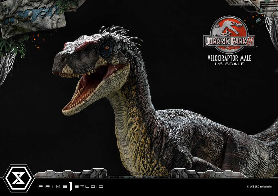 Velociraptor Male (Bonus Version) Jurassic Park III (Film) – Prime1Studio – ActionFigure Brasil