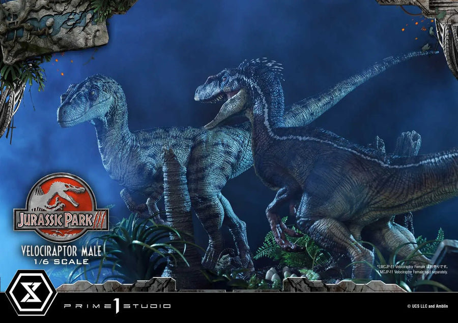 Velociraptor Male (Bonus Version) Jurassic Park III (Film) – Prime1Studio – ActionFigure Brasil