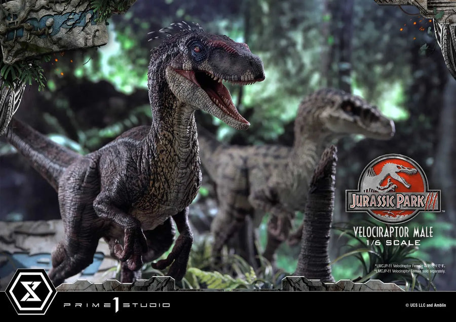 Velociraptor Male (Bonus Version) Jurassic Park III (Film) – Prime1Studio – ActionFigure Brasil