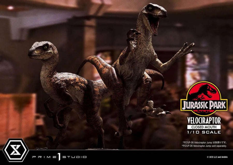 Velociraptor (Regular Version) Jurassic Park (Film) – Prime1Studio – ActionFigure Brasil