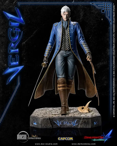 Vergil – DarkSide Collectibles Studio – ActionFigure Brasil — com base expositora