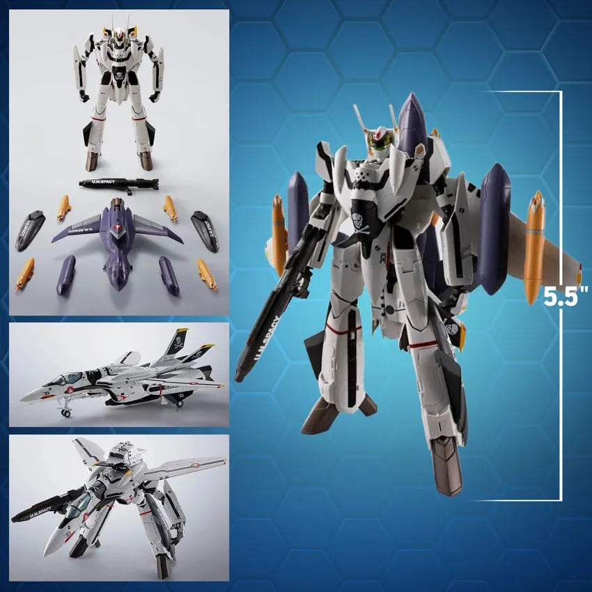 VF-0S Phoenix (Roy Focker Use) + QF-2200D-B Ghost – Tamashii Nations – ActionFigure Brasil